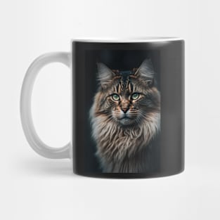 Serious Cat portrait Mug